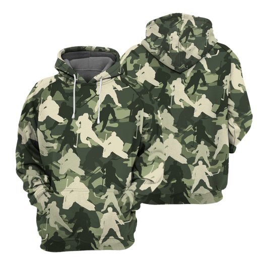 Gearhumans Hockey Camo - 3D All Over Printed Shirt