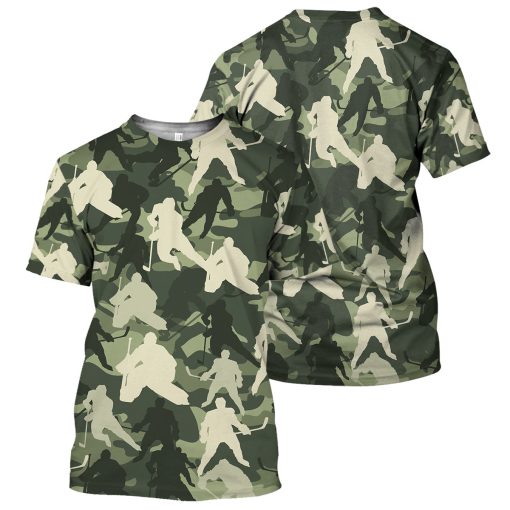 Gearhumans Hockey Camo - 3D All Over Printed Shirt - Image 3