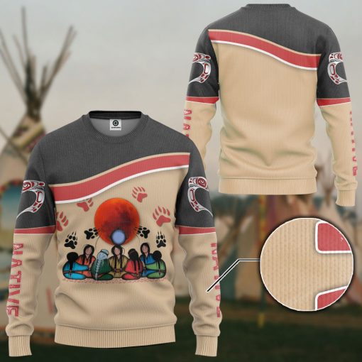 Gearhumans 3D Native Custom Tshirt Hoodie Apparel - Image 10