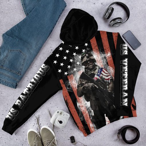 Gearhumans 3D US Veteran Patriot Custom Tshirt Hoodie Apparel