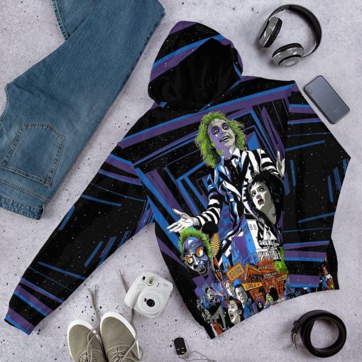 Gearhumans 3D Beetlejuice Time Custom Hoodie Tshirt Apparel - Image 13