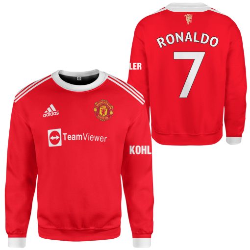Gearhumans 3D MU CR7 Jersey Custom Tshirt Hoodie Apparel - Image 6