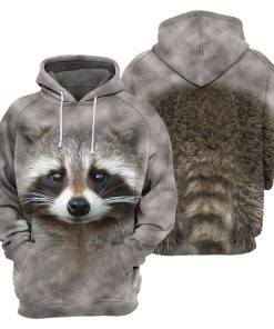 Gearhuman Raccoon - 3D All Over Printed Shirt