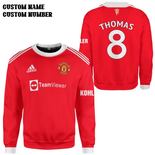 Gearhumans 3D MU CR7 Jersey Custom Name Custom Number Tshirt Hoodie Apparel