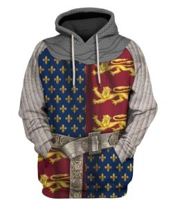 13th century clothing royalty Custom T-shirt - Hoodies Apparel HD-GH20230 3D Custom Fleece Hoodies Hoodie S 