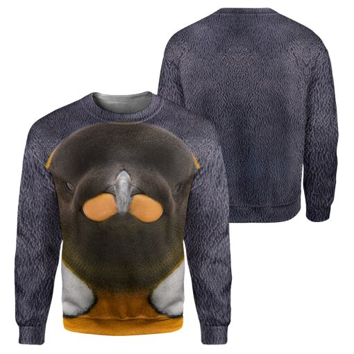 Gearhumans King Penguin- 3D All Over Printed Shirt - Image 2