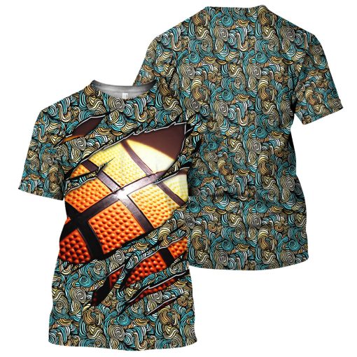 Gearhumans Basketball - 3D All Over Printed Shirt - Image 3