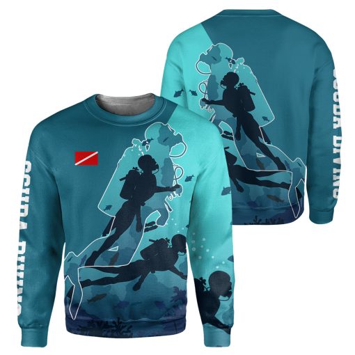 Gearhumans Scuba Diving - 3D All Over Printed Shirt