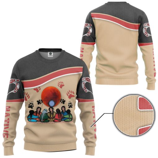 Gearhumans 3D Native Custom Tshirt Hoodie Apparel - Image 7