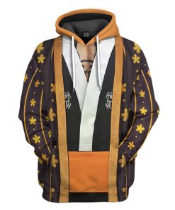 Gearhumans 3D One Piece Law The Wano Country Arc Custom Hoodie Tshirt Apparel
