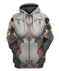 Gearhumans 3D Overwatch 2 Mercy Custom Hoodie Tshirt Apparel