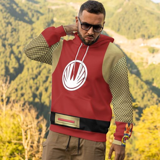 Gearhumans 3D The Red Wind Rangers Ninja Storm Custom Tshirt Hoodie Apparel - Image 14