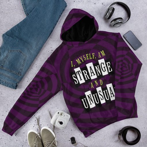 Gearhumans 3D Beetlejuice Strange and Unusual Custom Hoodie Tshirt Apparel - Image 14
