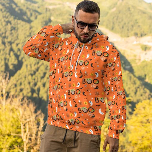 Gearhumans 3D SW Halloween Peekaboo Yoda Custom Tshirt Hoodie Apparel - Image 14