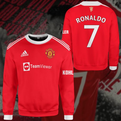 Gearhumans 3D MU CR7 Jersey Custom Tshirt Hoodie Apparel - Image 14
