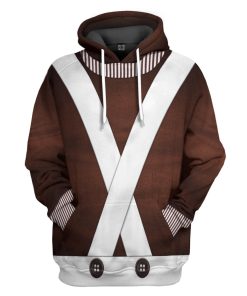 Gearhumans 3D Willy Wonka Oompa Loompa Custom Tshirt Hoodie Apparel