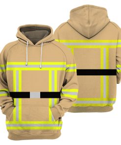 Gearhumans Yellow Firefighter - 3D All Over Printed Shirt