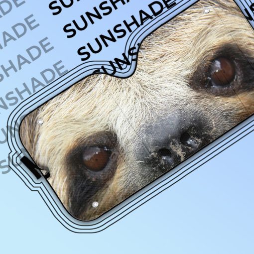 Gearhuman 3D Sloth Smiling Eyes Sunshade - Image 4