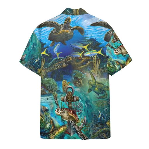Gearhuman 3D Turtles Hawaii Shirt - Image 2