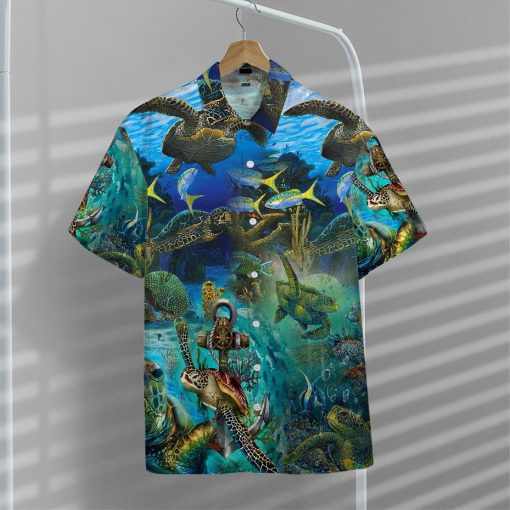 Gearhuman 3D Turtles Hawaii Shirt - Image 6