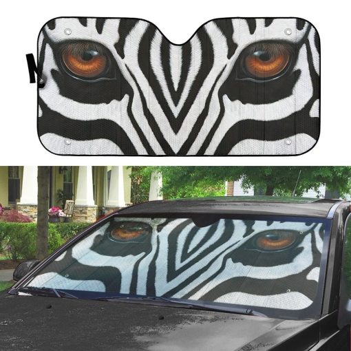 Gearhuman 3D Zebra Eyes Sunshade - Image 3