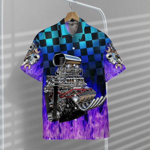 Gearhuman 3D Purple Fire Hot Rod Hawaii Shirt 11 Gearhuman 3D Purple Fire Hot Rod Hawaii Shirt - Image 11
