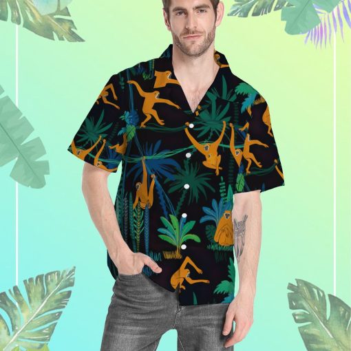 Gearhuman 3D Monkey In The Jungle Hawaii Shirt - Image 9
