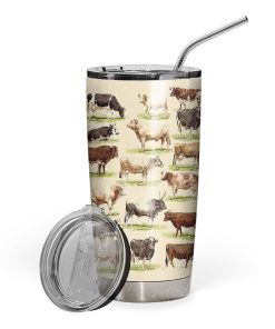 Gearhuman 3D Types Of Cows Tumbler