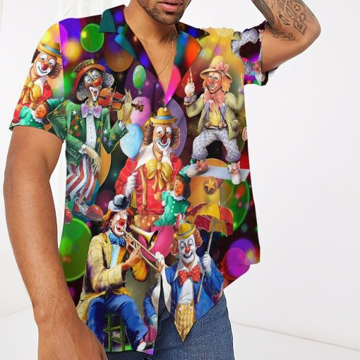 Gearhuman 3D Funny Clowns Hawaii Shirt - Image 5