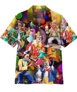 Gearhuman 3D Funny Clowns Hawaii Shirt