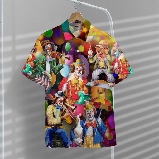 Gearhuman 3D Funny Clowns Hawaii Shirt - Image 13