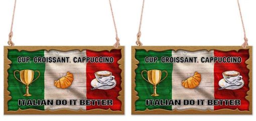 Gearhuman 3D Italians Do It Better Door Plate Sign - Image 2