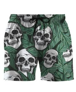 Gearhuman 3D Tropical Skull Shorts