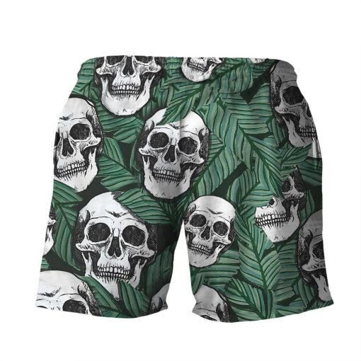 Gearhuman 3D Tropical Skull Shorts - Image 2