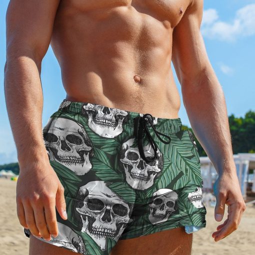Gearhuman 3D Tropical Skull Shorts - Image 4