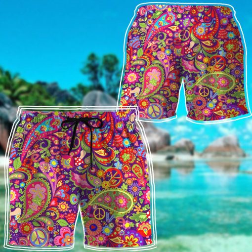 Gearhuman 3D Hippie Pattern Shorts - Image 6