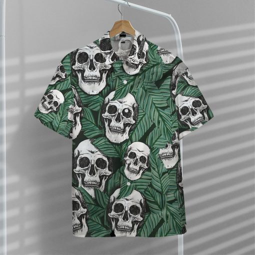 Gearhuman 3D Tropical Skull Hawaii Shirt - Image 13