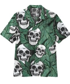 Gearhuman 3D Tropical Skull Hawaii Shirt