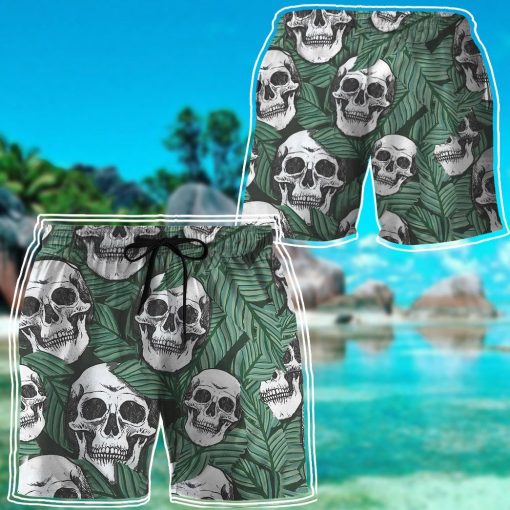 Gearhuman 3D Tropical Skull Hawaii Shirt - Image 12