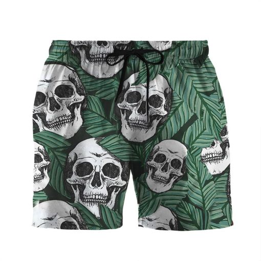 Gearhuman 3D Tropical Skull Hawaii Shirt - Image 2