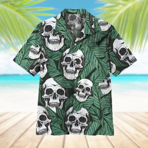 Gearhuman 3D Tropical Skull Hawaii Shirt - Image 11