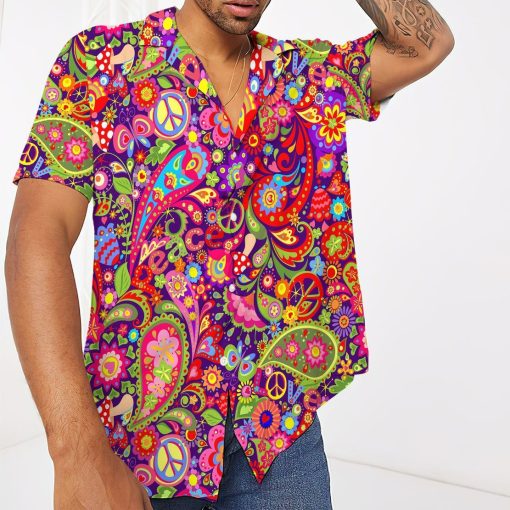 Gearhuman 3D Hippie Pattern Hawaii Shirt - Image 5