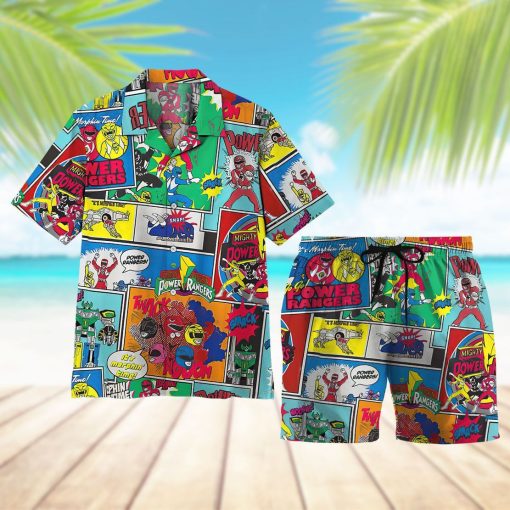 Gearhuman 3D It is Morphin Time Comic Hawaii Shirt - Image 9