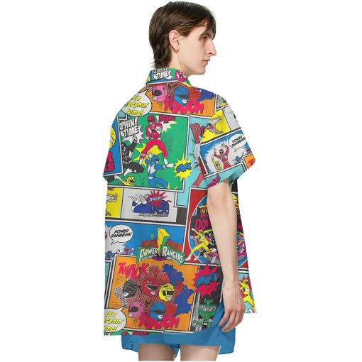 Gearhuman 3D It is Morphin Time Comic Hawaii Shirt - Image 7