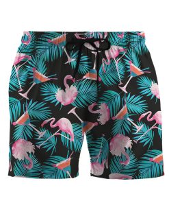 Gearhuman 3D Martini Flamingo Shorts