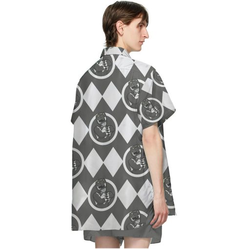 Gearhuman 3D Mighty Morphin Power Rangers Black Ranger Hawaii Shirt