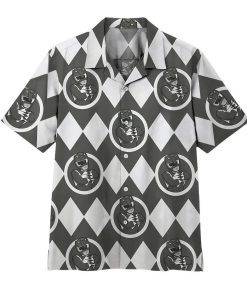 Gearhuman 3D Mighty Morphin Power Rangers Black Ranger Hawaii Shirt
