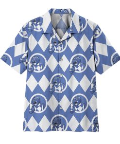 Gearhuman 3D Mighty Morphin Power Rangers Blue Ranger Hawaii Shirt