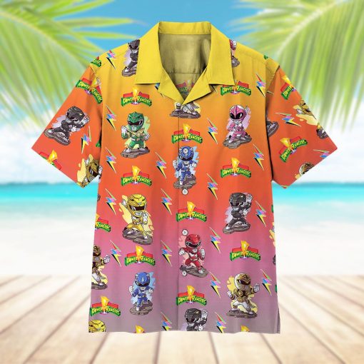 Gearhuman 3D Mighty Morphin Power Rangers Hawaii Shirt - Image 5