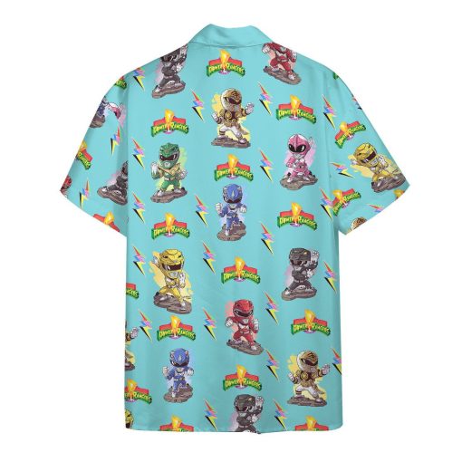 Gearhuman 3D Mighty Morphin Power Rangers Hawaii Shirt - Image 2